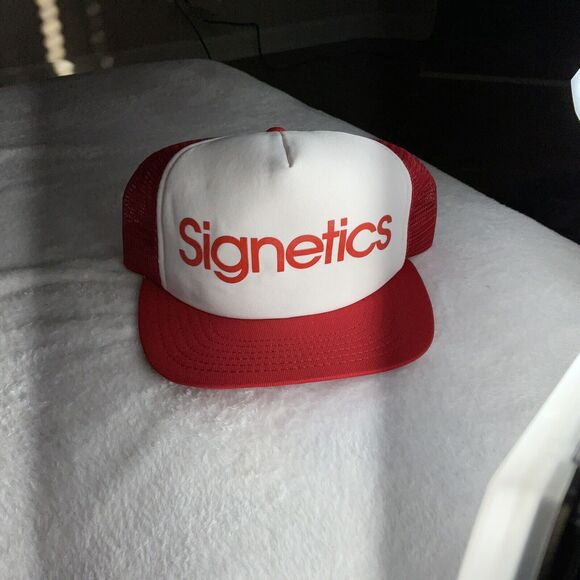 Vintage Signetics PHILIPS Electronics Adjustable Snapback Hat Trucker Cap - Picture 2 of 11